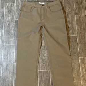 Western Welder Men's Canvas Brown Work Pants 38x34 Straight Leg